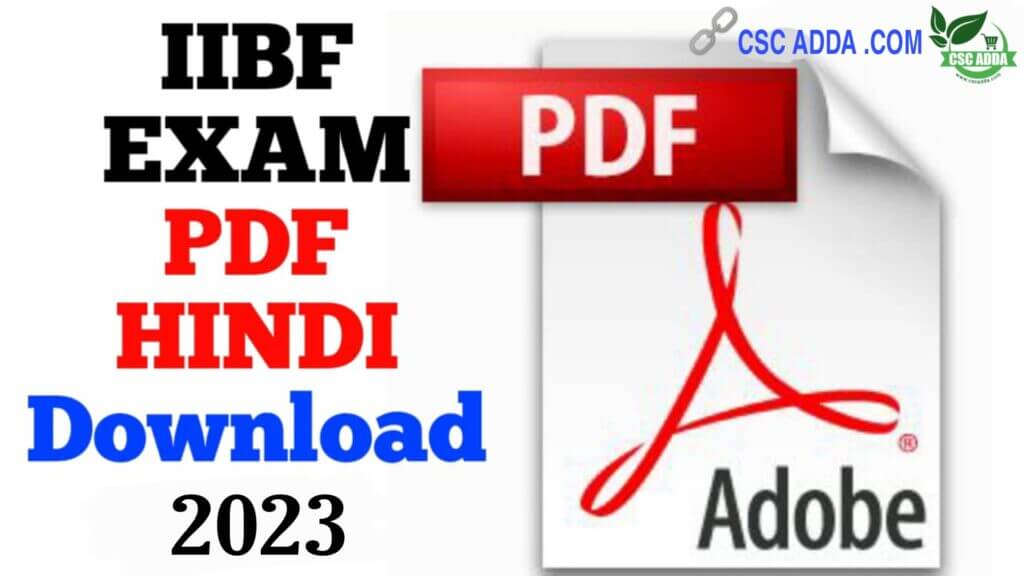 IIBF Exam Question And Answered Pdf Download In Hindi