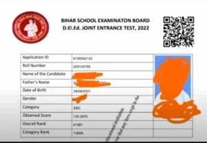 Bihar Deled Exam Admit Card 2023 