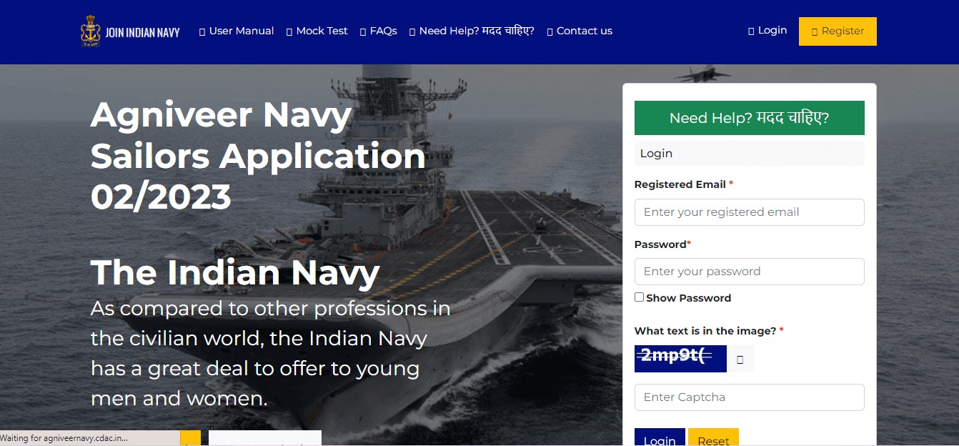 Indian Navy ssr Recruitment 2023