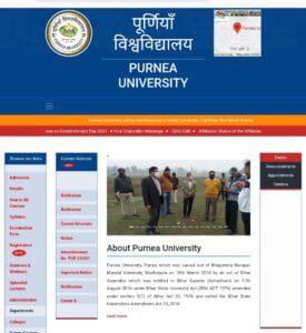 Purnea University Part 1 Result 2024