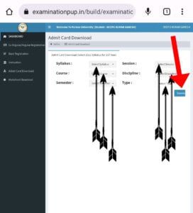 Purnea University Part 1 Admit Card 2023