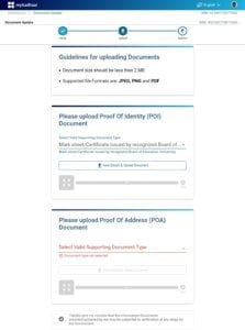 Aadhar Card Document Online Update