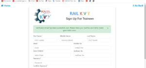 Rail Kaushal Vikas Yojana Apply Online