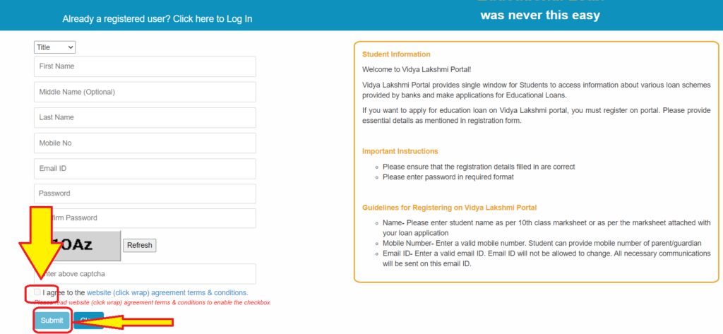 PM Vidya Lakshmi Education Loan Yojana 2023