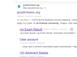 JPU Part 1 Result 2023