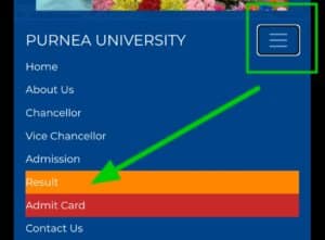 Purnea University Part 1 Arts Result 2023