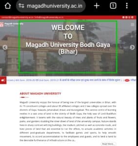 Magadh University Part 2 Admit Card 2020-23