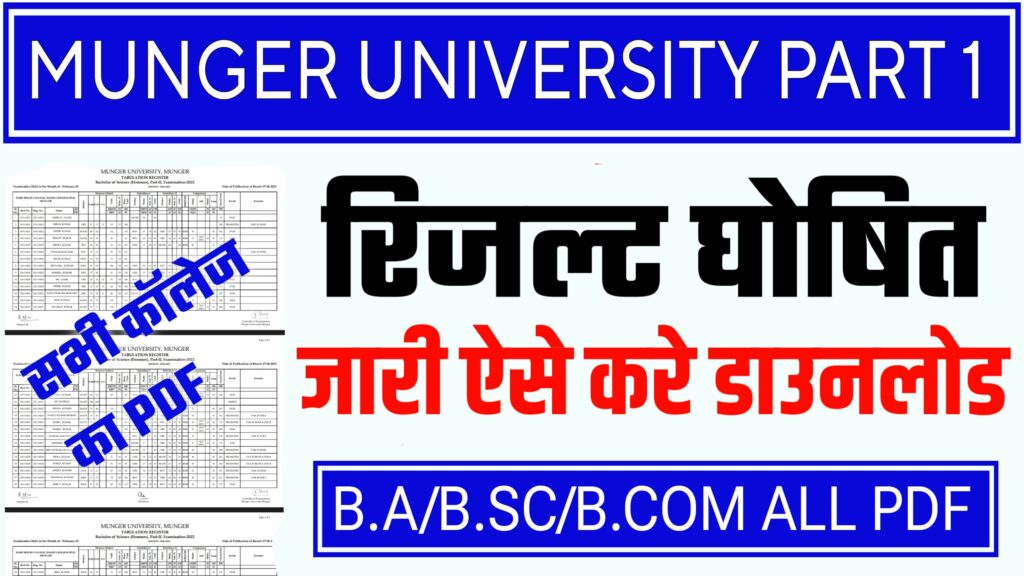 Munger University Part 1 Result 2022-25