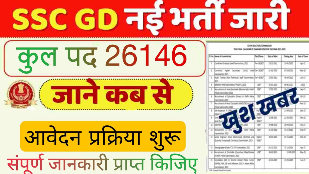 ssc gd New bharti 2023