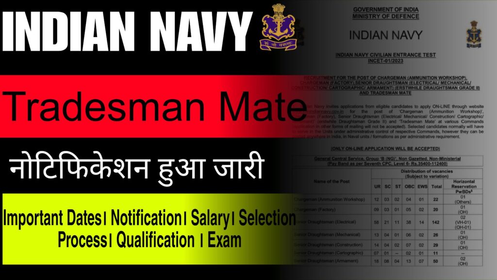 indian navy tradesman online form 2023