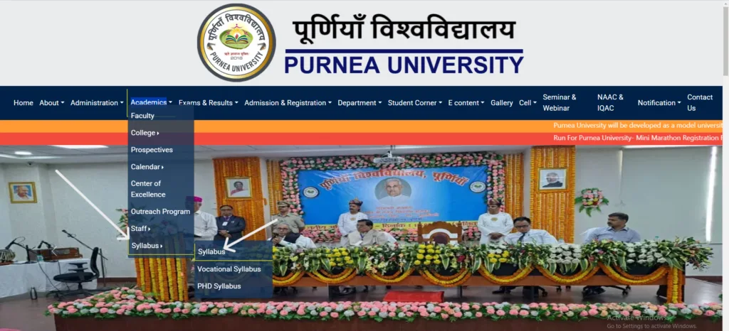 How To Download Purnia University PG Syllabus 2025 ?