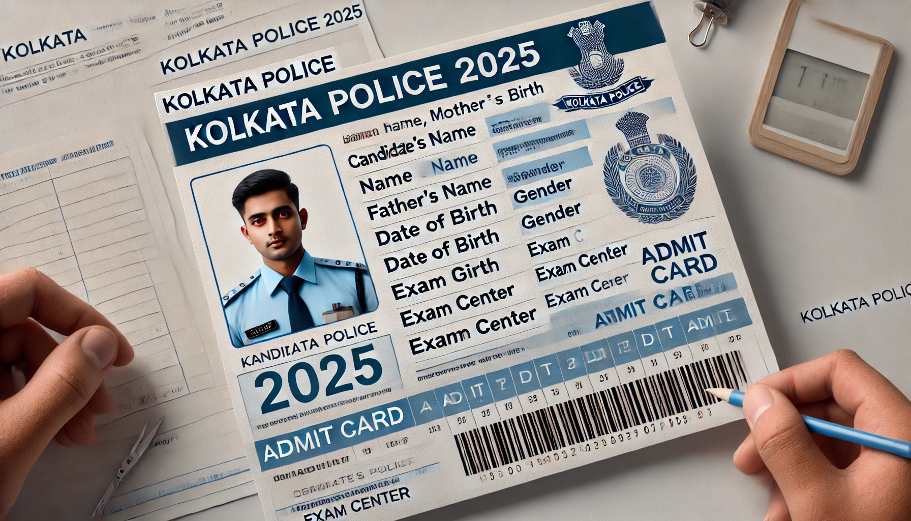 Kolkata Police Admit Card 2025