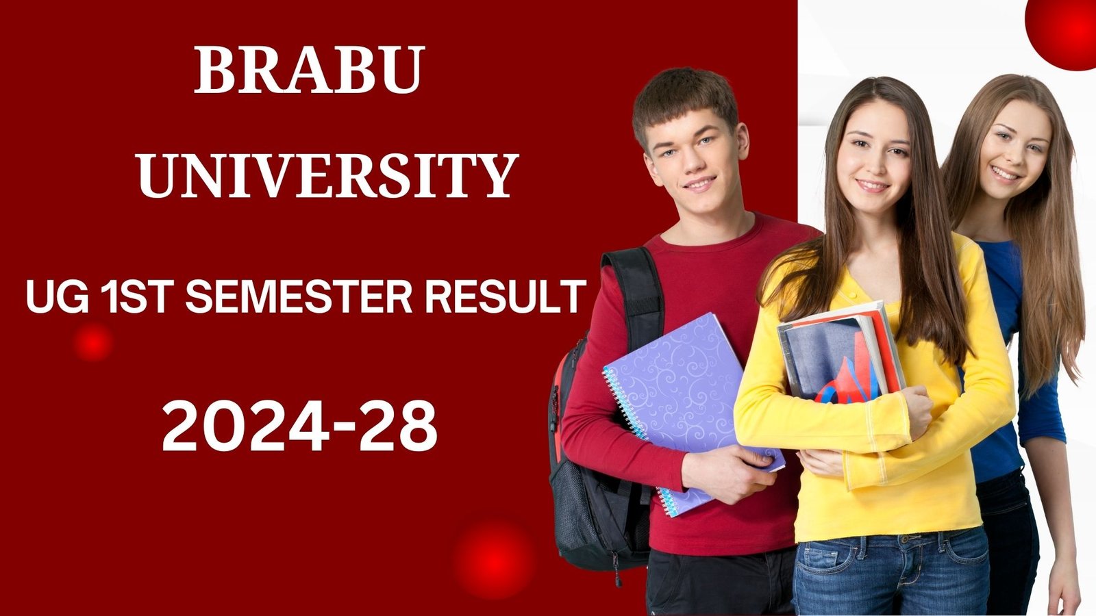 BRABU UG Semester 1 Result 2024-28