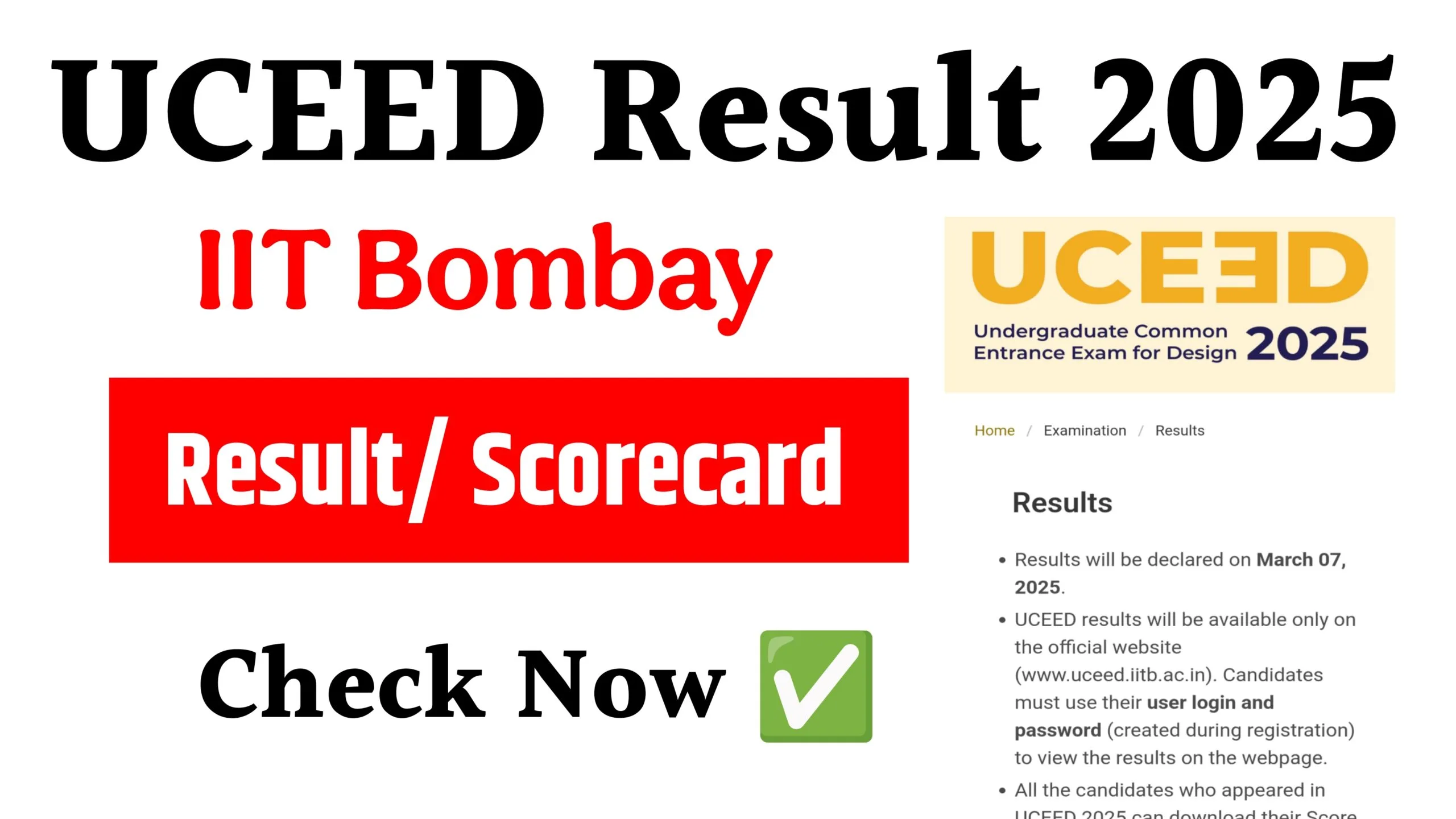 UCEED Result 2025