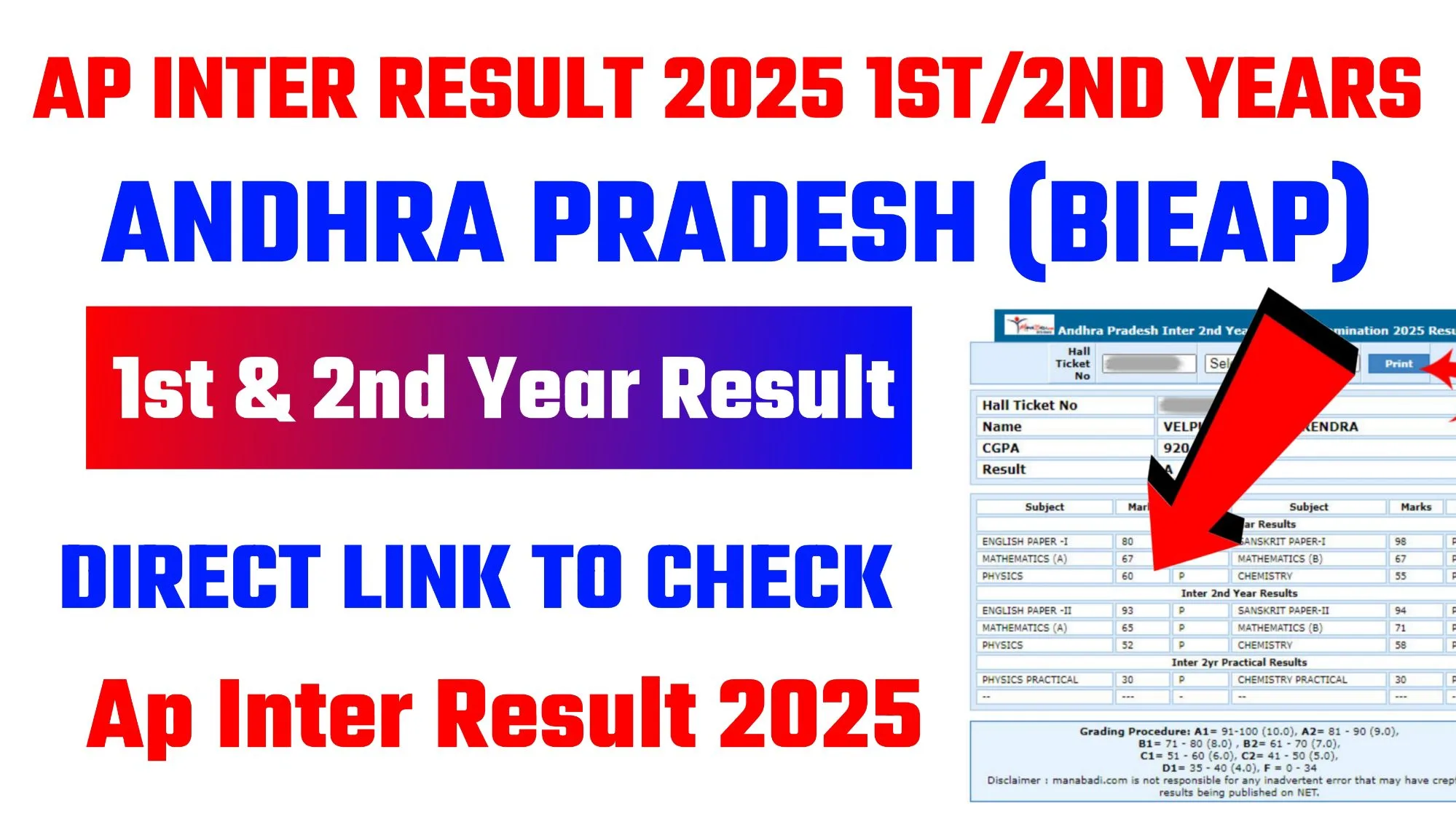 AP Inter Results 2025