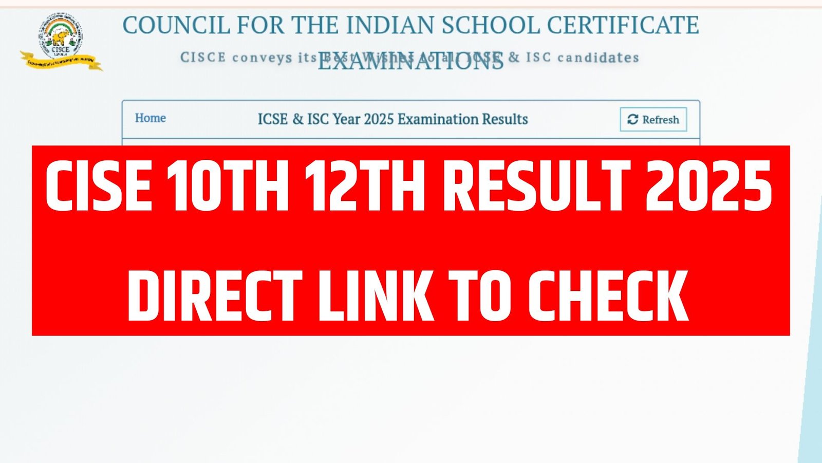 ICSE ISC Result 2025