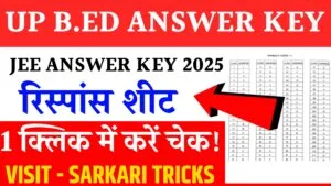 UP BED Answer Key 2025