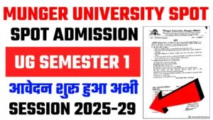 Munger University UG Spot Admission 2025