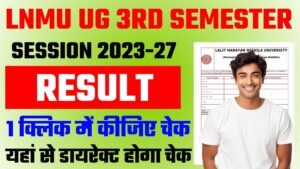 LNMU UG 3rd Semester Result 2025