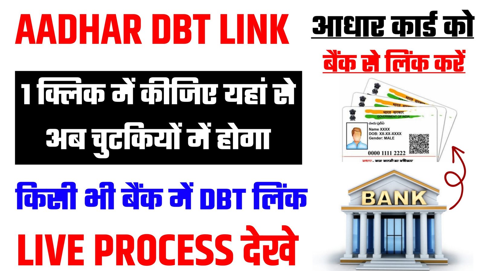 Bank Account Aadhar Seeding Link Online