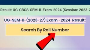 JP University UG 2nd Semester Result 2023-27