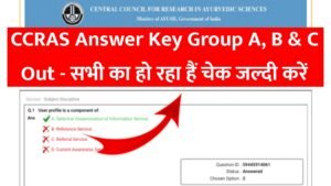 CCRAS Answer Key Group A, B & C