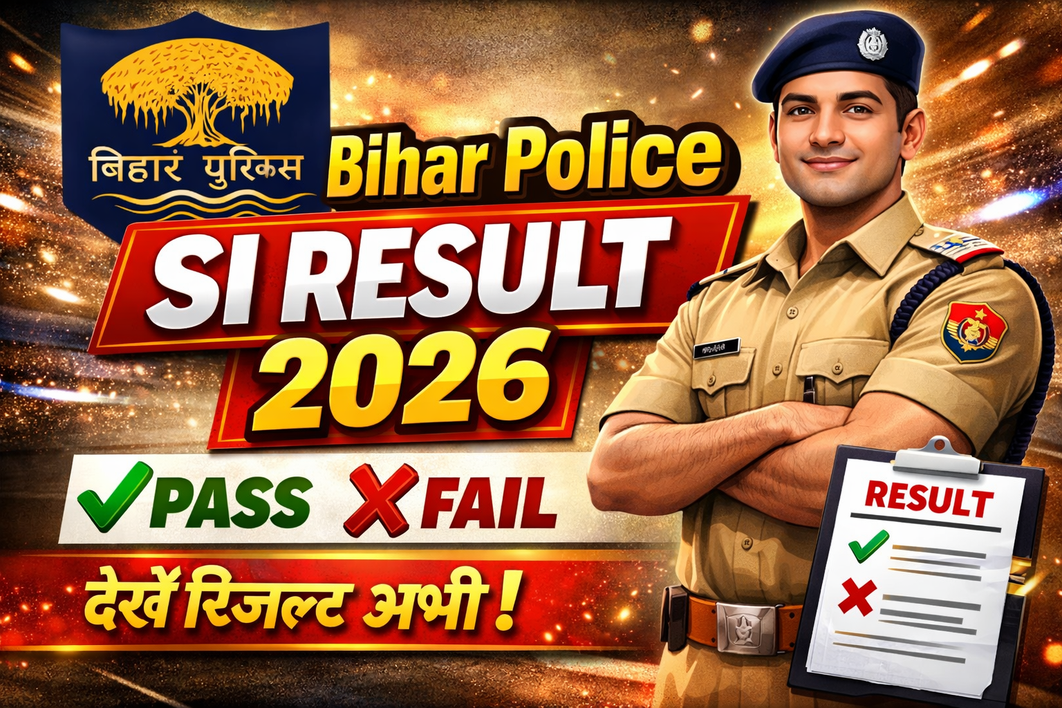 Bihar Daroga SI Result 2026