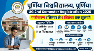 Purnea University UG 2nd Semester Registration 2026