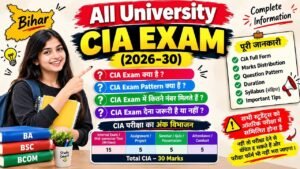 Bihar All University CIA Exam 2026-30