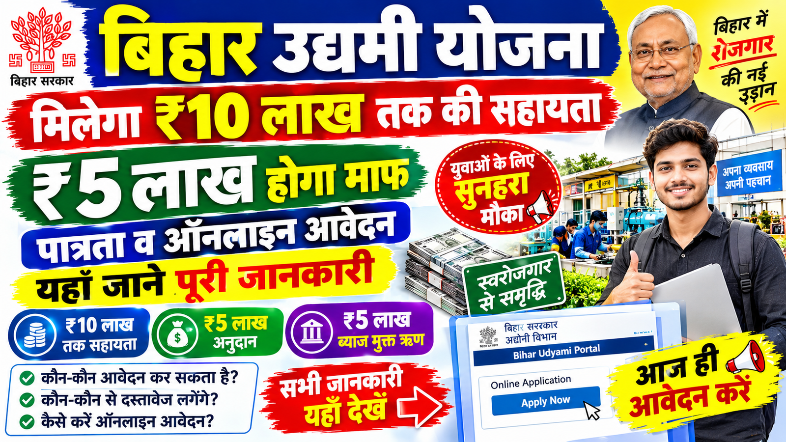 Bihar Udyami Yojana 2026